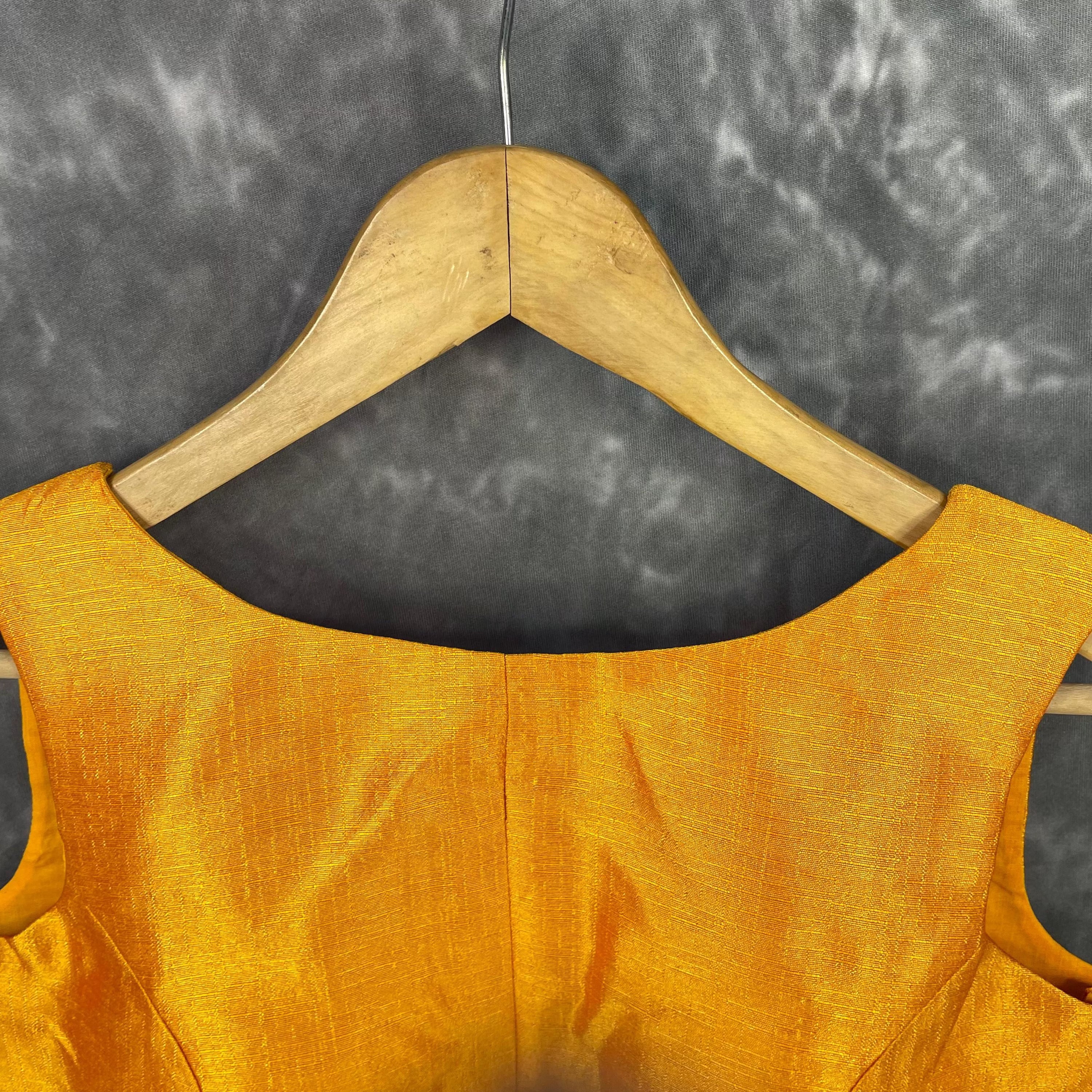 Mangalore Madness Orange Coloured Mangalore Isik/Khan Border Ready to Wear Blouse - kapda Tailor - Distacart