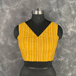 Thumbnail for Ujla Savera Orange Coloured Cotton Printed Ready to Wear Blouse - kapda Tailor - Distacart
