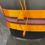 Thumbnail for Mangalore Madness Orange Coloured Mangalore Isik/Khan Border Ready to Wear Blouse - kapda Tailor - Distacart