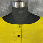 Thumbnail for Kachha Nimboo Lemon Yellow Coloured Cotton /Jackard Ready to Wear Blouse - kapda Tailor - Distacart