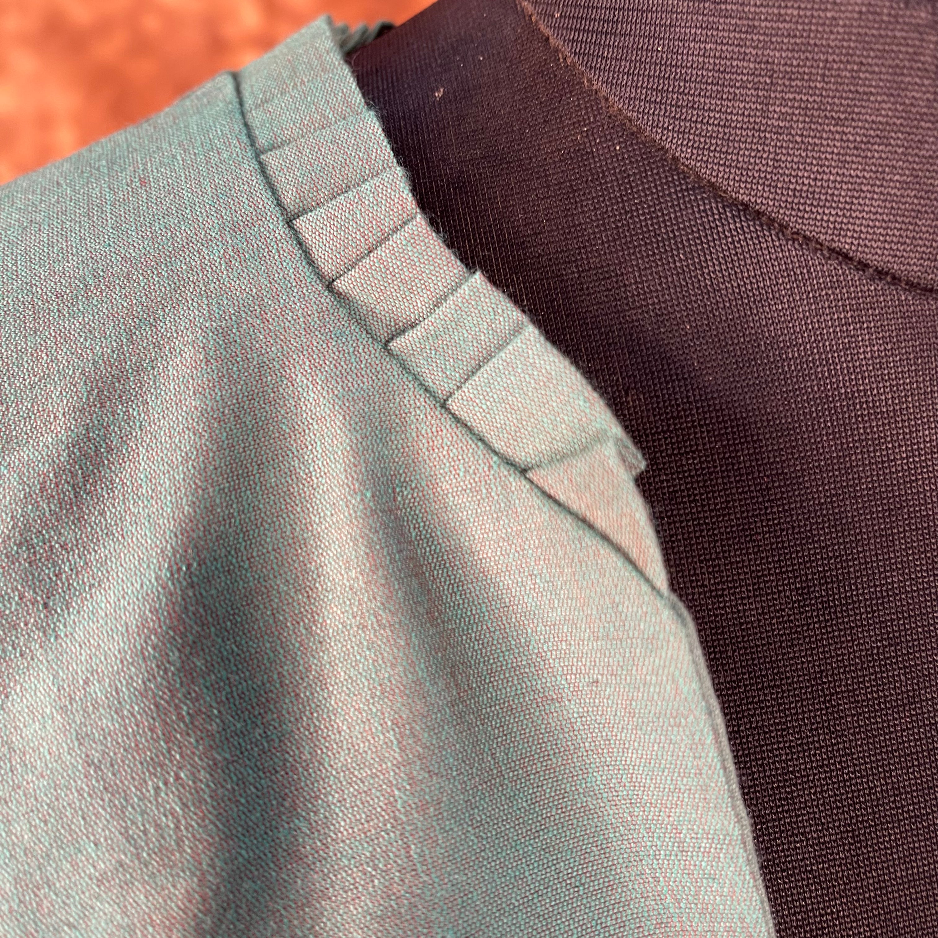 Greesy Fashion Sage Green Coloured Silk Cotton Ready to Wear Blouse - kapda Tailor - Distacart