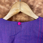 Thumbnail for Nebula Fade Purple Coloured Handloom Cotton Ready to Wear Blouse - kapda Tailor - Distacart