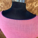 Thumbnail for Candy Floss Desire Pink Coloured Slub Cotton Ready to Wear Blouse - kapda Tailor - Distacart