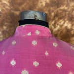 Thumbnail for Mann Mohanaa Pink Coloured Chanderi Broket Ready to Wear Blouse - kapda Tailor - Distacart