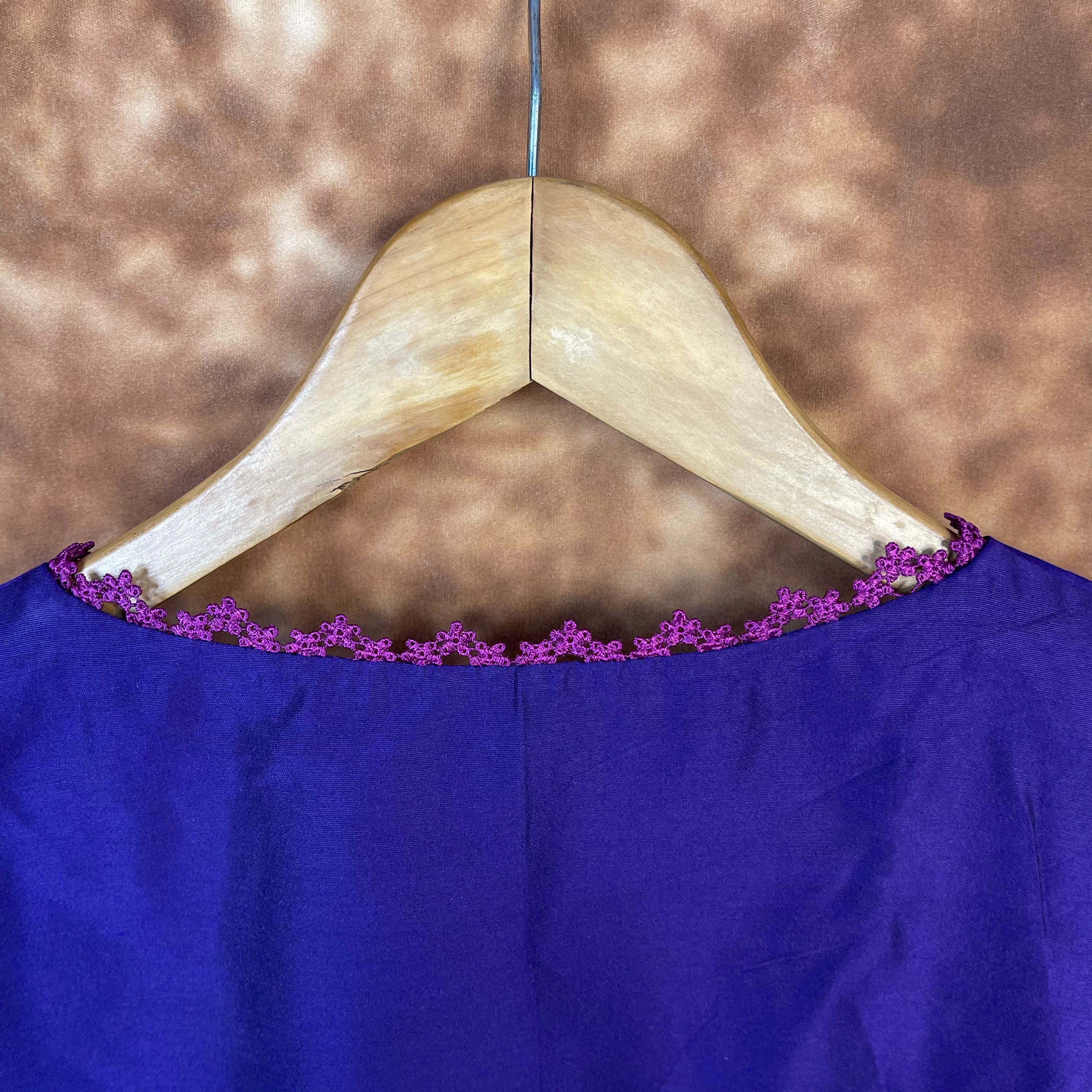 Khwaabon Ka Jharokha Blue Coloured Cotton Silk /Silk Ready to Wear Blouse - kapda Tailor - Distacart