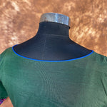 Thumbnail for Hari Bhari Zindagi Green Coloured Chanderi Ready to Wear Blouse - kapda Tailor - Distacart