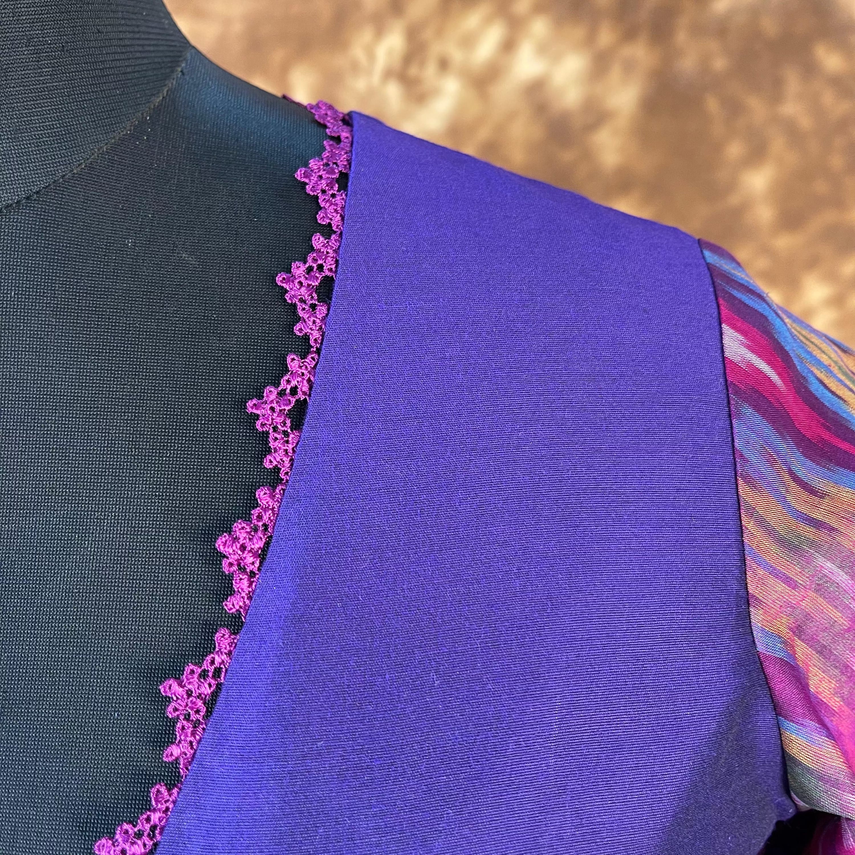 Khwaabon Ka Jharokha Blue Coloured Cotton Silk /Silk Ready to Wear Blouse - kapda Tailor - Distacart