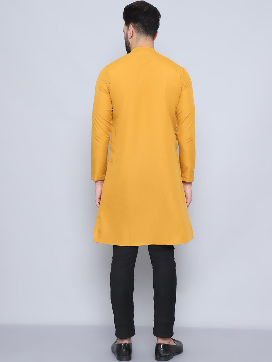 Even Apparels Men's Pure Cotton Yellow Sherwani Kurta - Distacart
