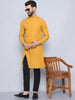 Even Apparels Men's Pure Cotton Yellow Sherwani Kurta - Distacart