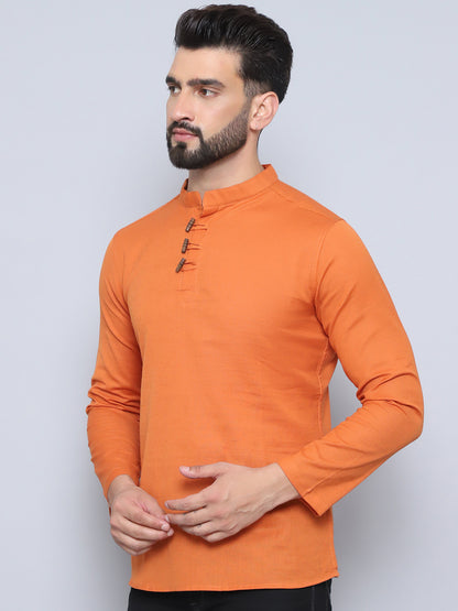 Even Apparels Men's Loop Wooden Button Kurta - Distacart