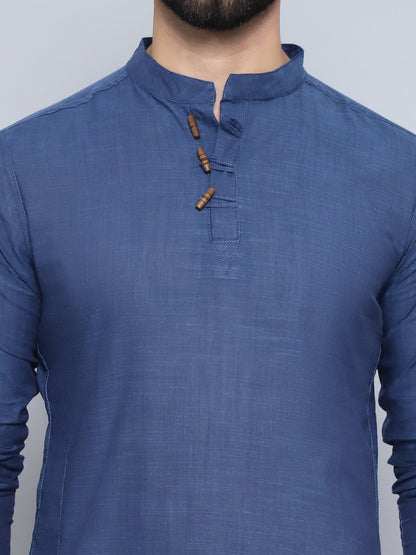 Even Apparels Men's Loop Wooden Button Kurta - Distacart