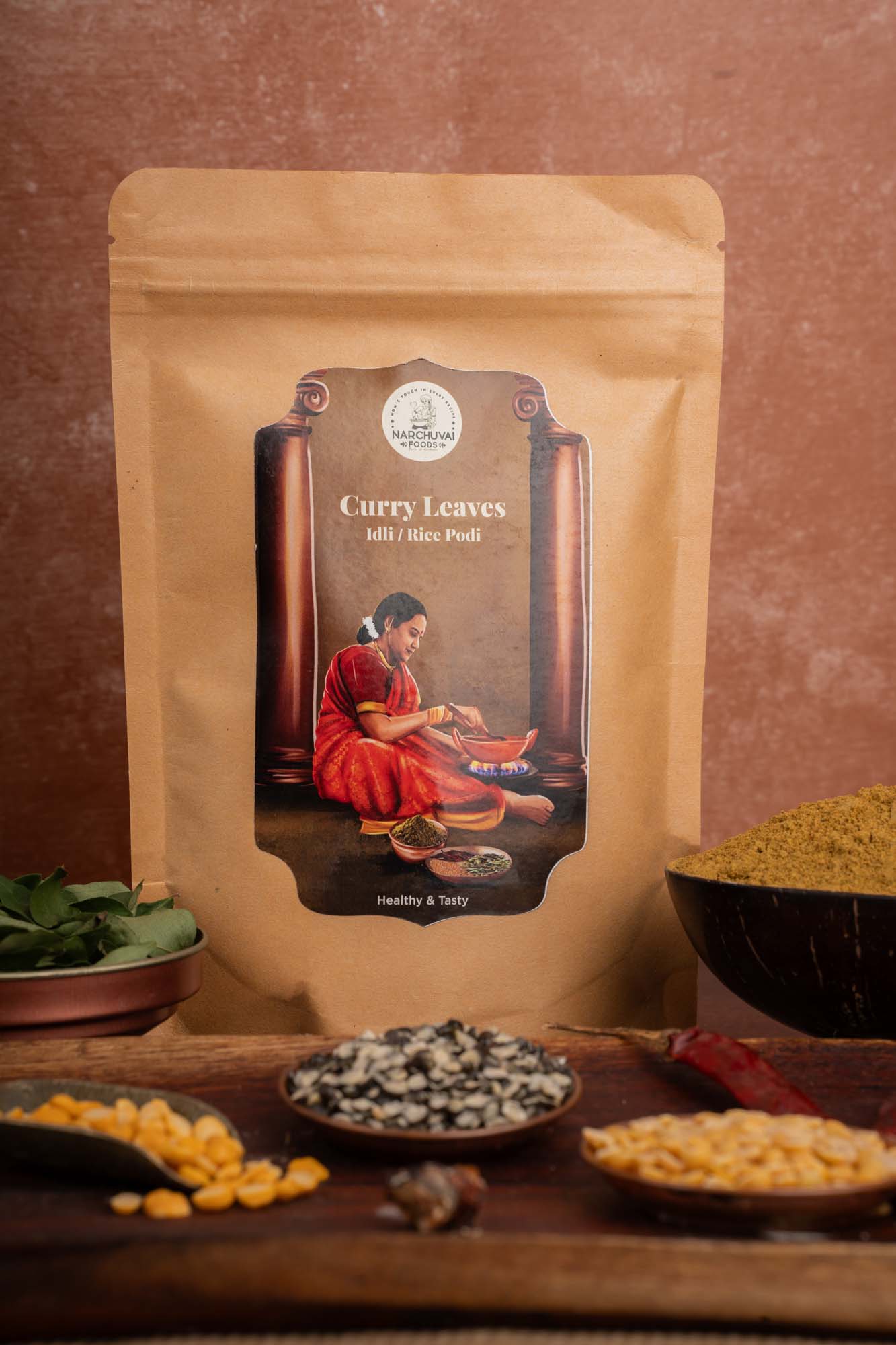 Narchuvai Foods Curry Leaves Idly Podi