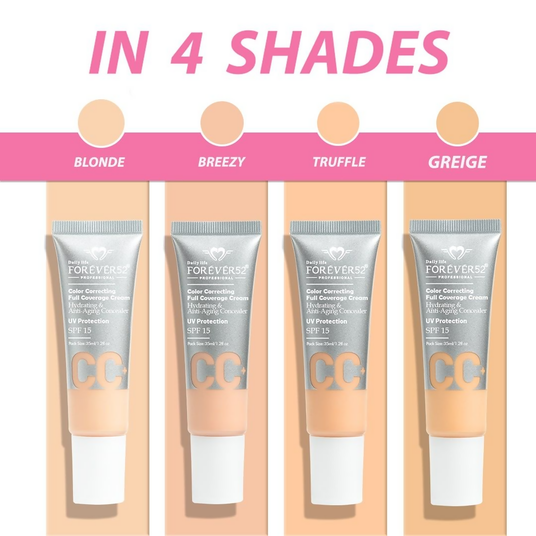 Daily Life Forever52 Color Correcting Full Coverage Cream - Greige 004 - Distacart