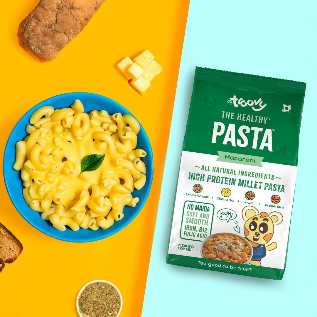 Troovy Millet Macaroni Pasta Protein & Iron rich - Distacart