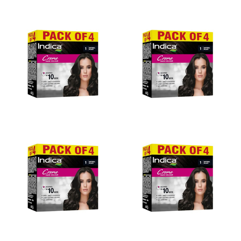 Indica Creme 10 Minutes Hair Color Long Lasting Colour - Distacart