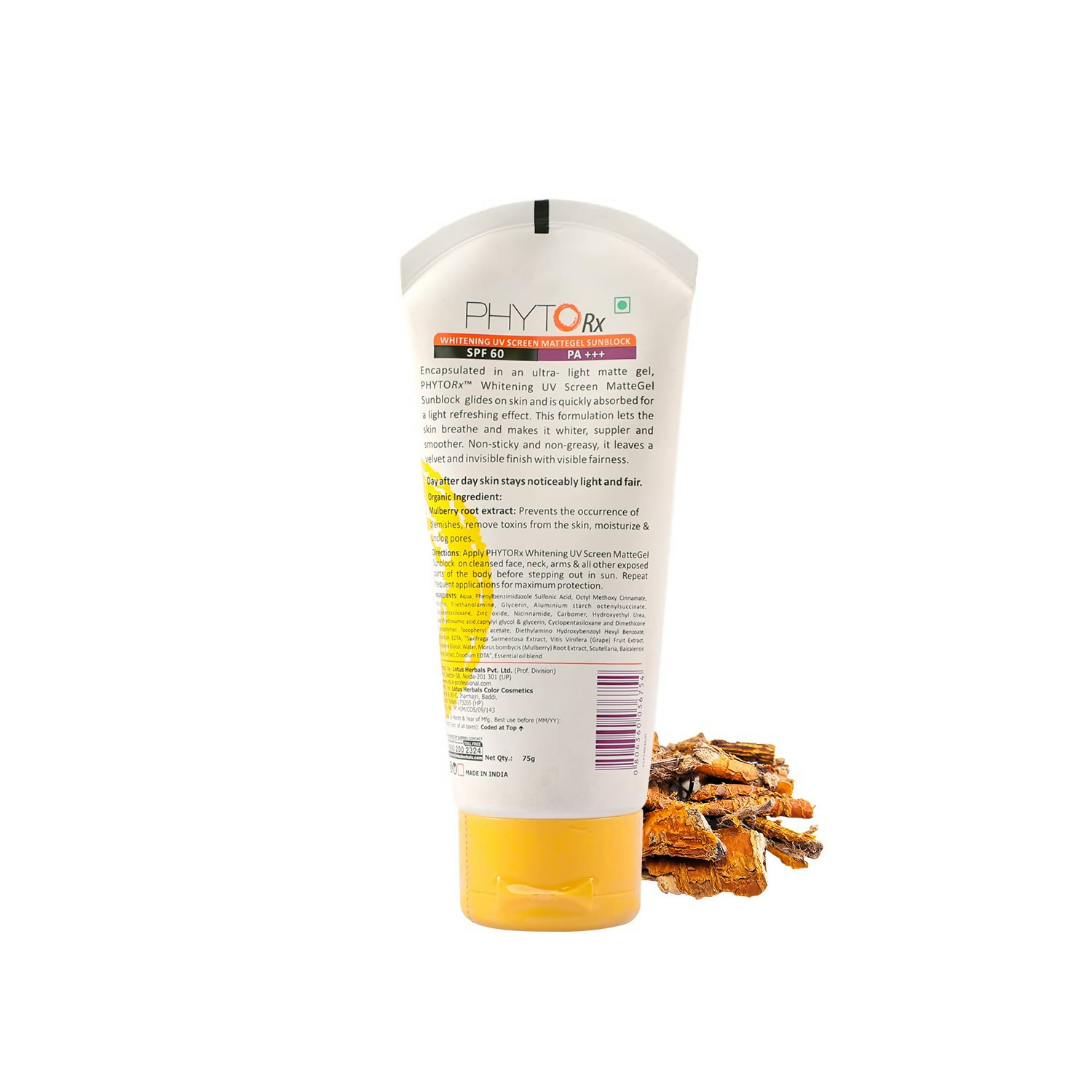 Lotus Professional Phyto Rx Whitening Uv Screen Mattege Sun Block Spf 60 Pa+++ - Distacart