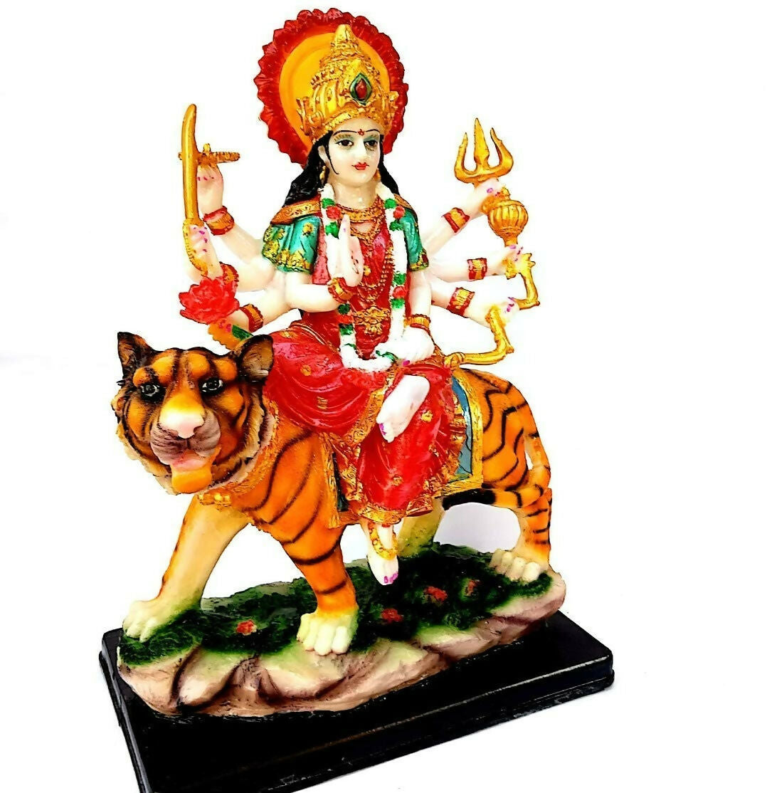 Marble Finish Goddess Maa Durga Devi Idol - Distacart