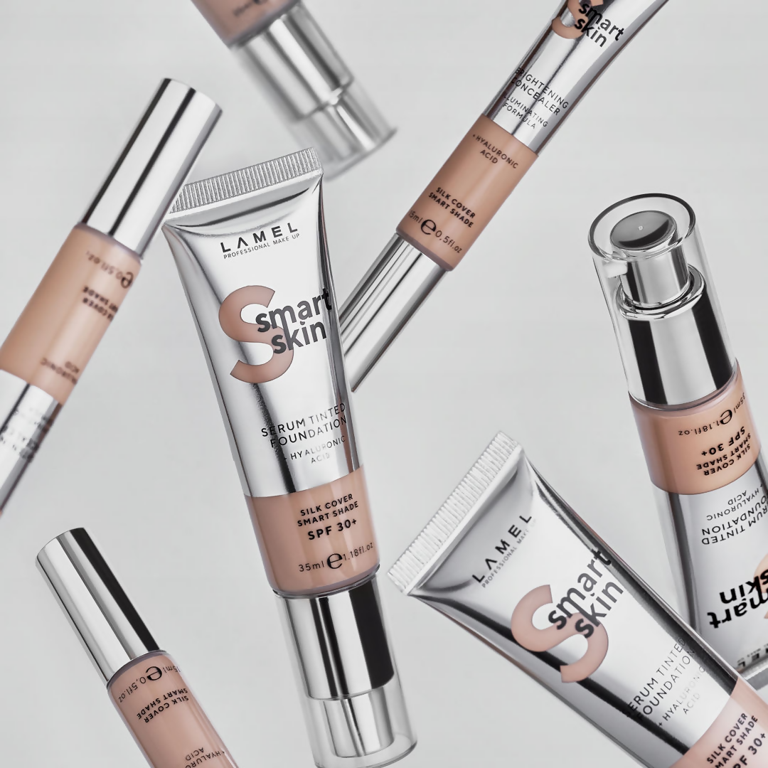 Lamel Smart Skin Serum Tinted Foundation SPF30+ - 401 Porcelain - Distacart