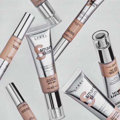 Lamel Smart Skin Serum Tinted Foundation SPF30+ - 401 Porcelain - Distacart