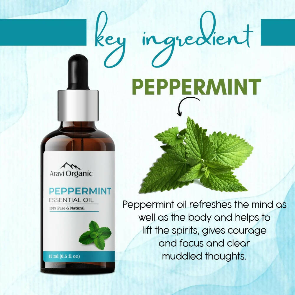 Aravi Organic Peppermint Essential Oil - Distacart