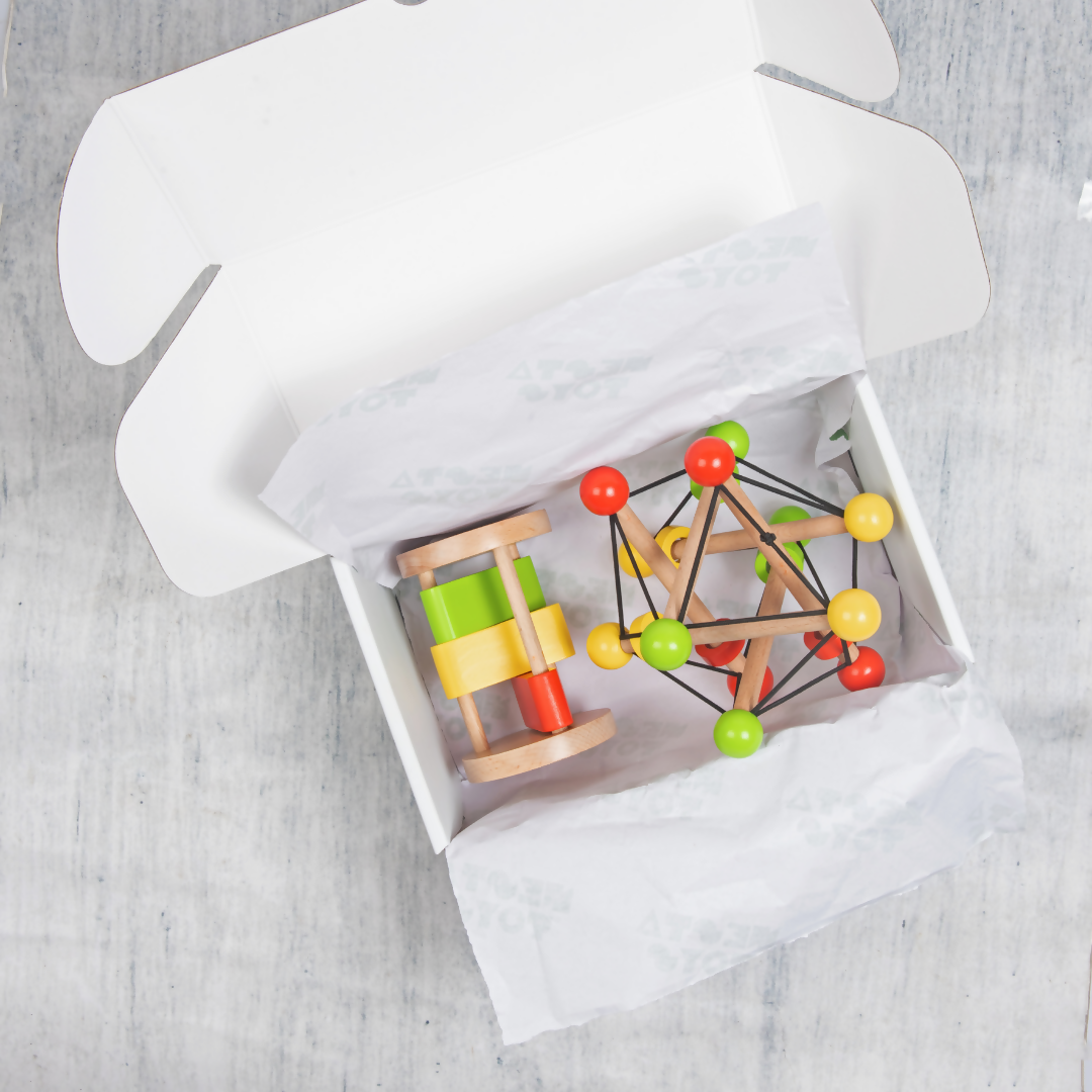 New Born Gift - Skwish, Clacker and  Elephant Teether 2