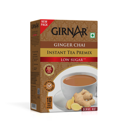 Girnar Instant Tea Premix With Ginger (Low Sugar) - Distacart