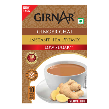 Girnar Instant Tea Premix With Ginger (Low Sugar) - Distacart