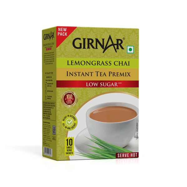 Girnar Instant Tea Premix With Lemongrass (Low Sugar)