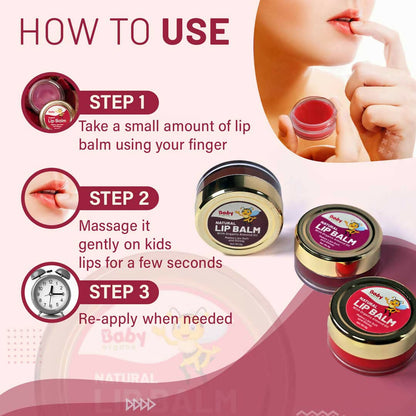 Babyorgano Natural Lip Balm - Strawberry Flavor - Distacart