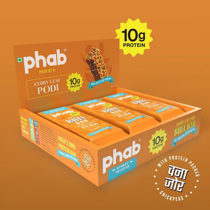 Phab Curry Podi Leaf Protein Bars - Dista