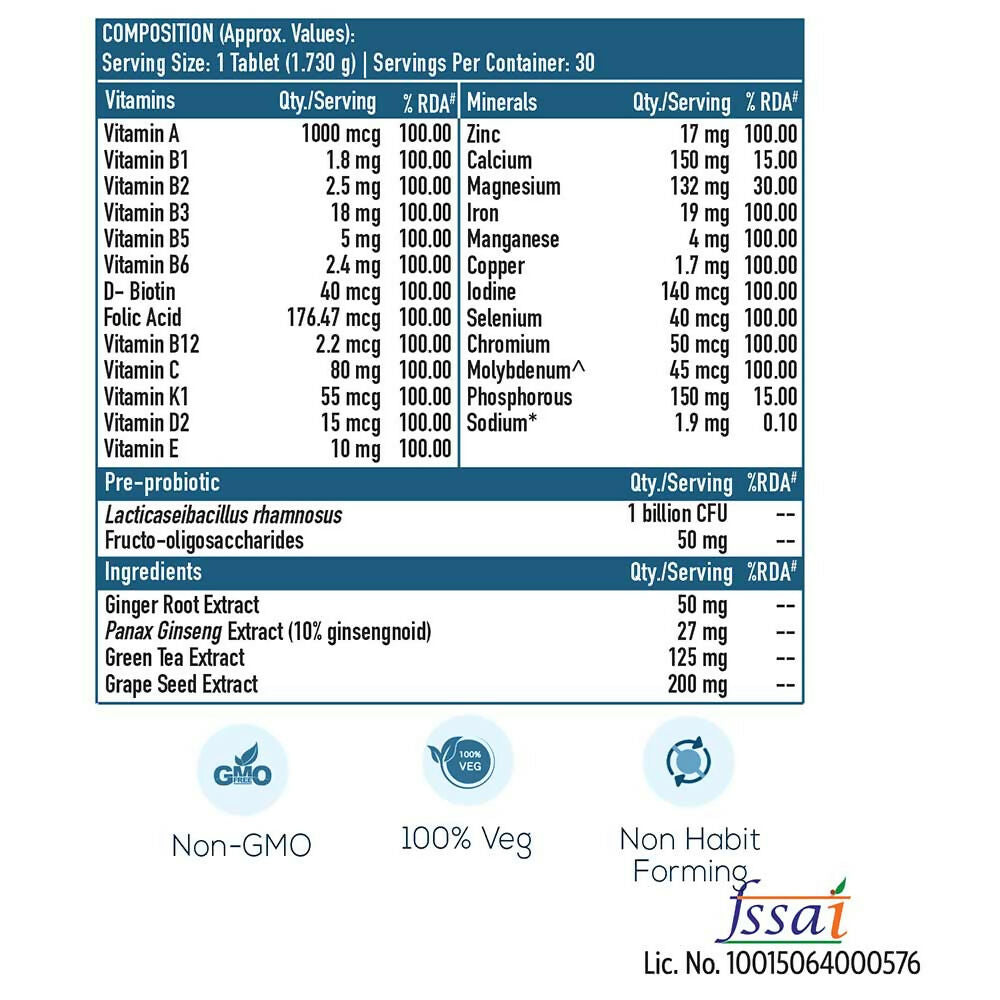 HK Vitals Multivitamin Plus Men Tablets - Distacart
