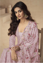 Thumbnail for Anaita Rani-Pink Chinon Readymade Suit with Embroidery Sequence Work - Distacart