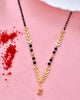 VOJ Gold Plated Leaf Design Beaded Chain Mangalsutra - Distacart