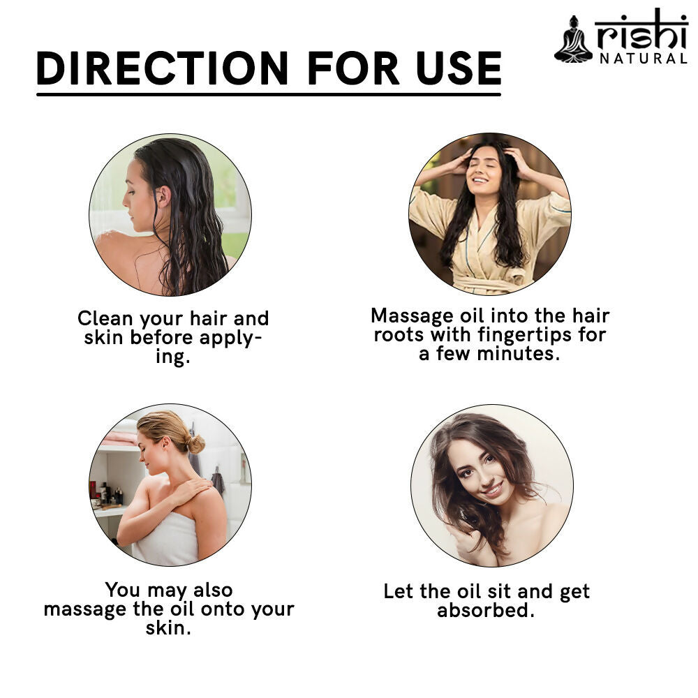 ALMOND OIL COLD-PRESSED DIRECTION FOR USE