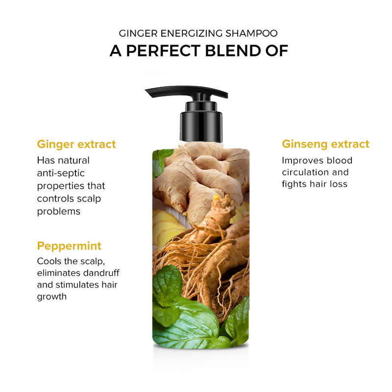 De Fabulous Ginger Energizing Shampoo - Distacart