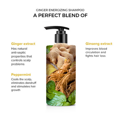 De Fabulous Ginger Energizing Shampoo - Distacart