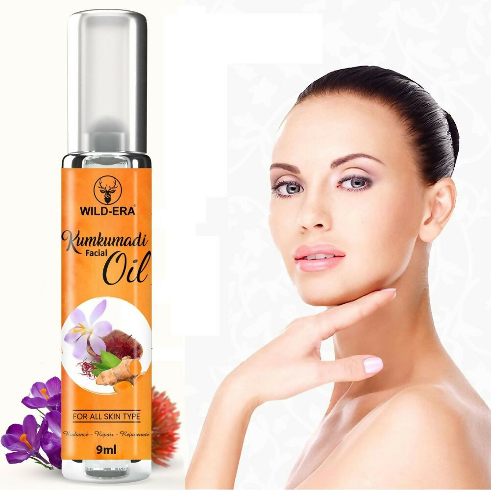 Wildera Kumkumadi Facial Oil For Glowing, Skin Nourishment - Distacart