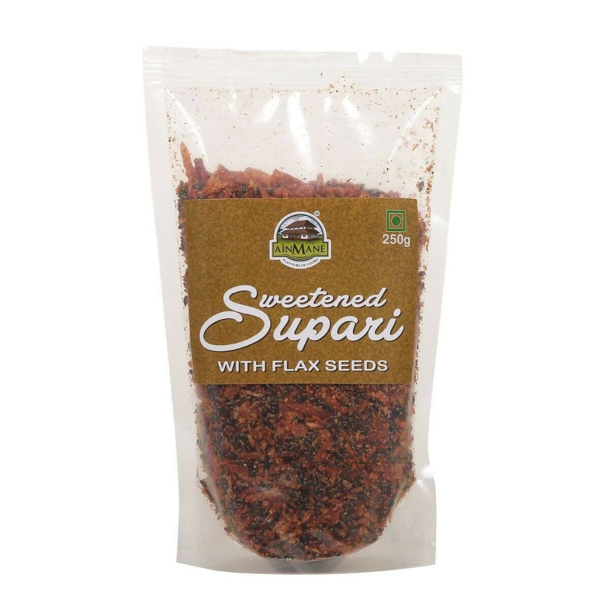 Ainmane Sweetened Supari With Flax Seeds - Distacart