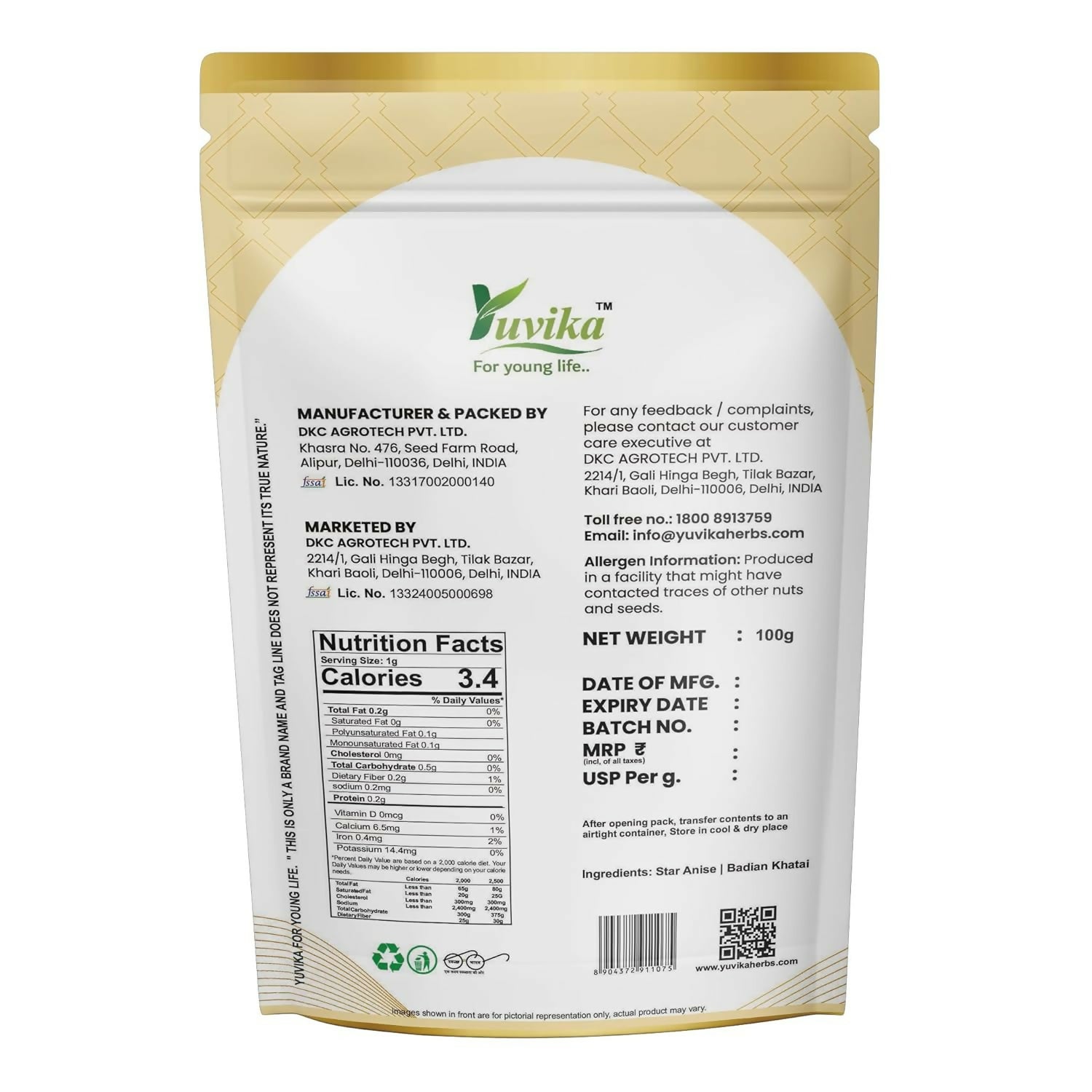 Yuvika Badian Khatai - Illicium Verum - Star Anise