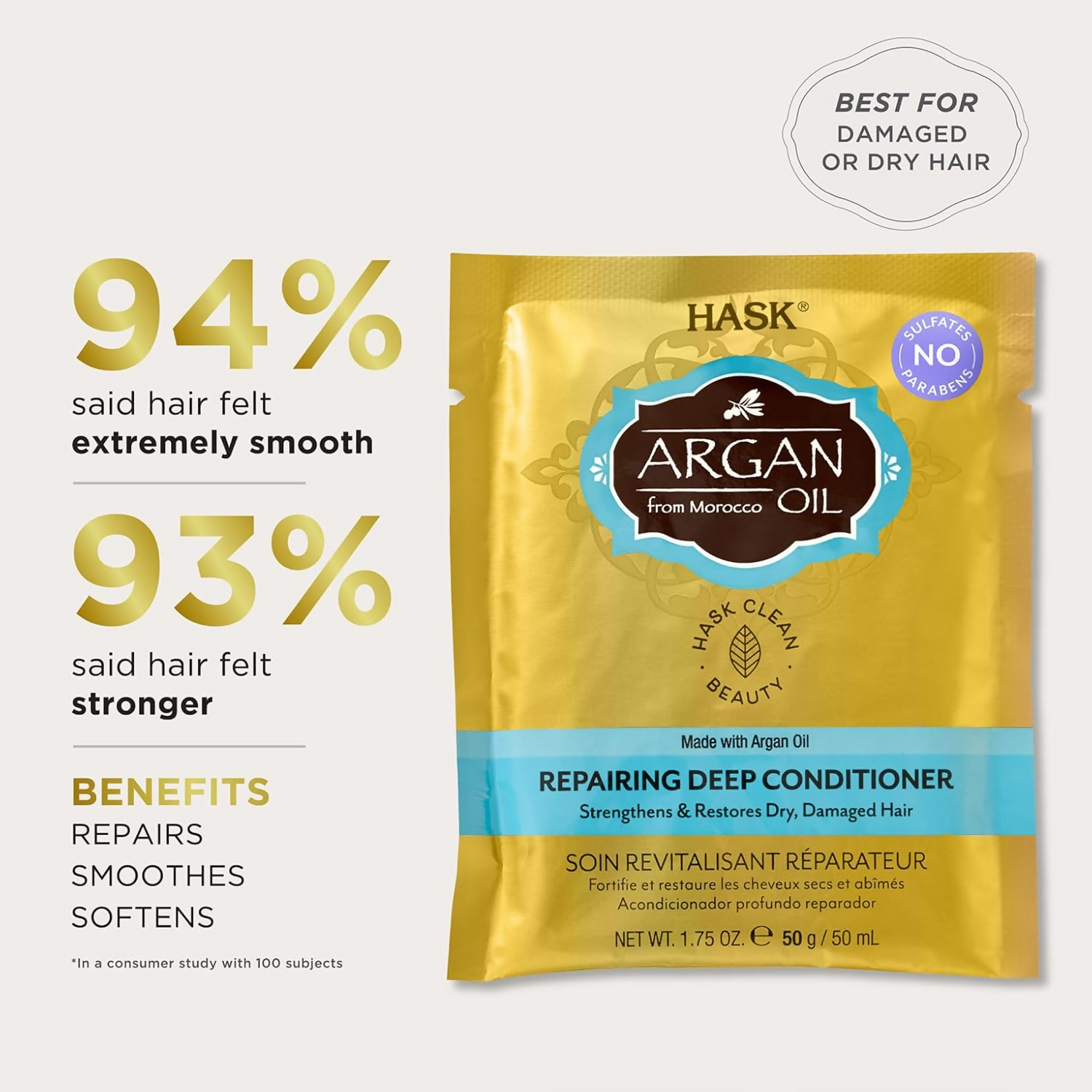 HASK Argan Oil Repairing Deep Conditioner - Distacart