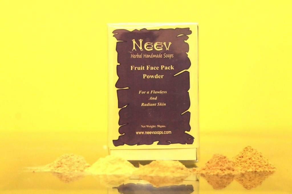 Neev Herbal Handmade Soaps Fruit Face Pack Powder - Distacart