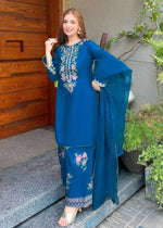 Thumbnail for Teeya Creation Womens Trendy Stylish Embroidery Thread Work Kurta Set - Dista