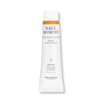 Face Shop Non-Greasy Vegan Hand Cream - Sunset Rooftop With Hyaluronic Acid - Distacart