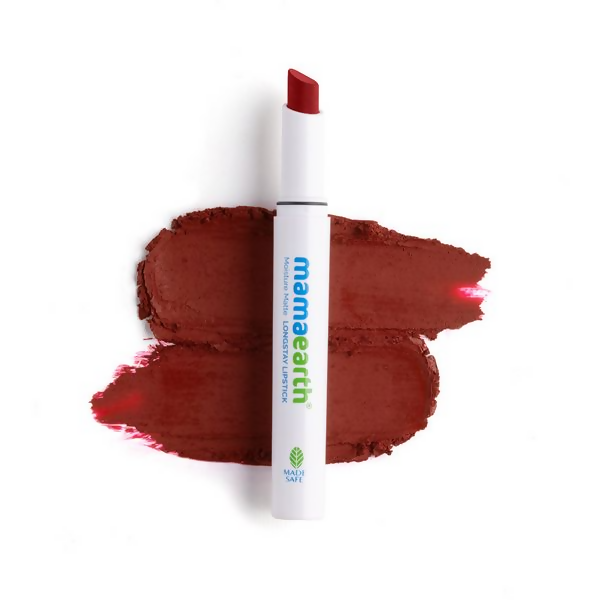 Mamaearth Moisture Matte Longstay Lipstick - Raisin punch - Distacart