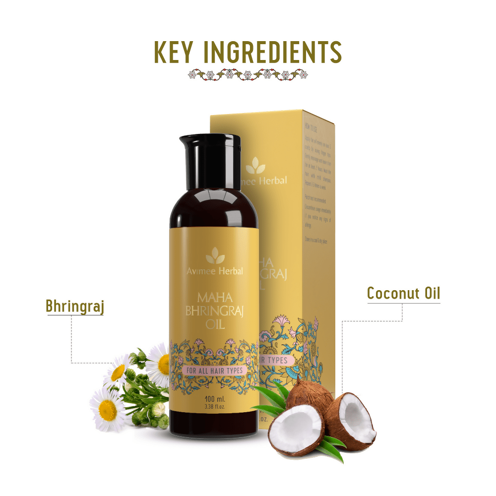 Avimee Herbal Mahabhringraj Oil - Distacart