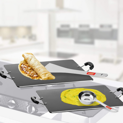 Sumeet Stainless Steel Perfect Dosa Making Spoon/Ladle Set - Dista