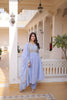 Teeya Creation Womens New Mul Chanderi With Beads Embroidery-Work Kurta Set - Dista