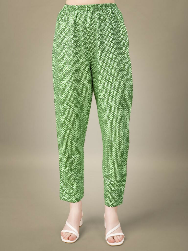 Jyoti Fashion Women's Green Rayon Embroidery & Sequence work Kurta with Trouser & Dupatta - Distacart