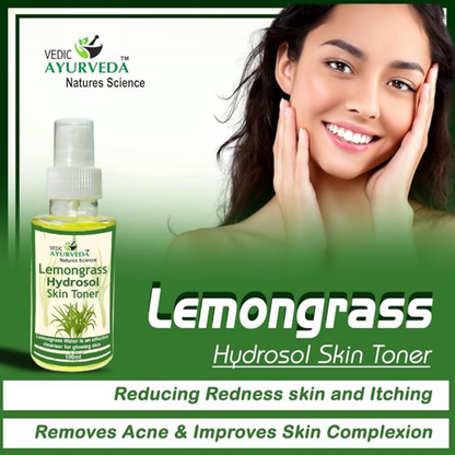VedicAyurveda Lemongrass Hydrosol Skin Toner - Dista