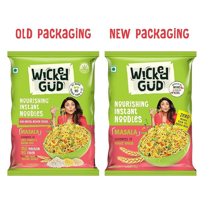 WickedGud Nourishing Masala Instant Noodles - Distacart